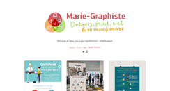Desktop Screenshot of marie-graphiste.com